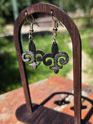 Petite Silver Fleur Earrings