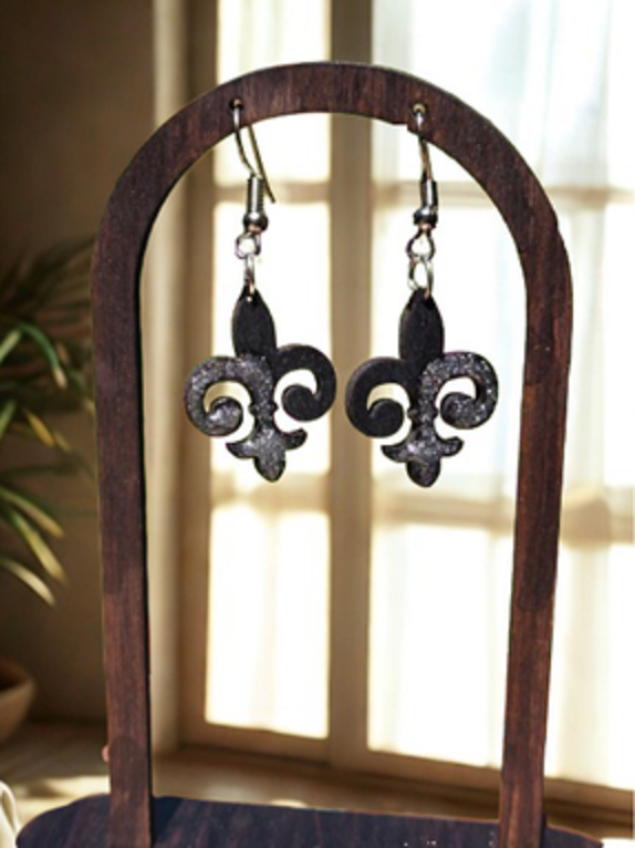 Petite Silver Fleur Earrings