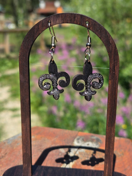 Petite Silver Fleur Earrings